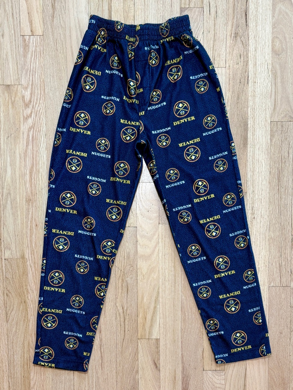 Denver Nuggets NBA Youth Pajama Lounge Pants Navy Blue Colorado basketball 12/14